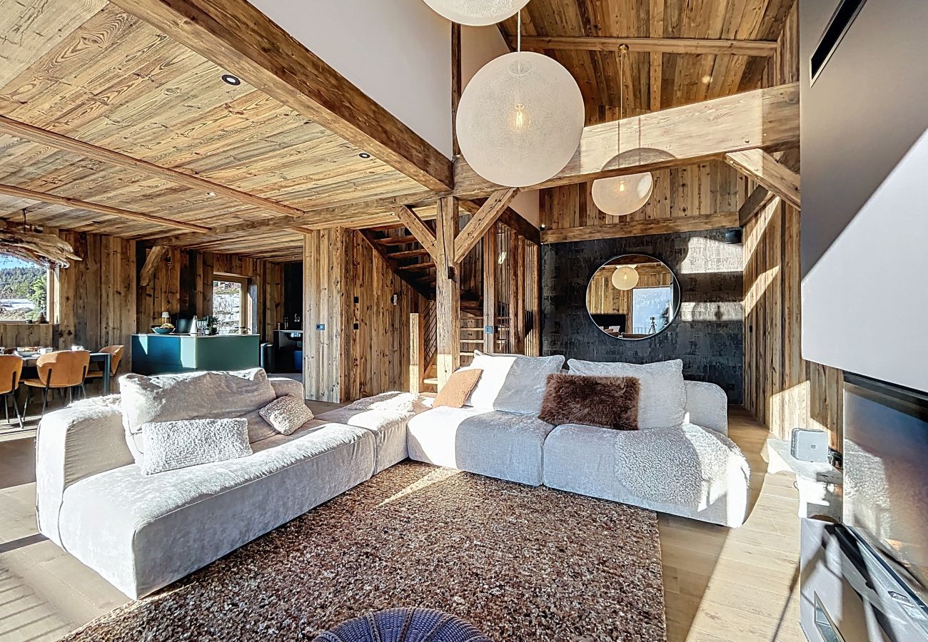 Chalet à Les Gets - Chalet Cagou - Les Gets - Vue Mont-Blanc